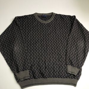 Vintage Christopher Rand Wool Acrylic Sweater Mens Large
